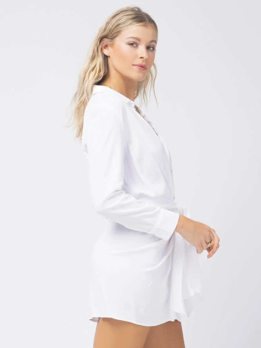 Aura Dress In White