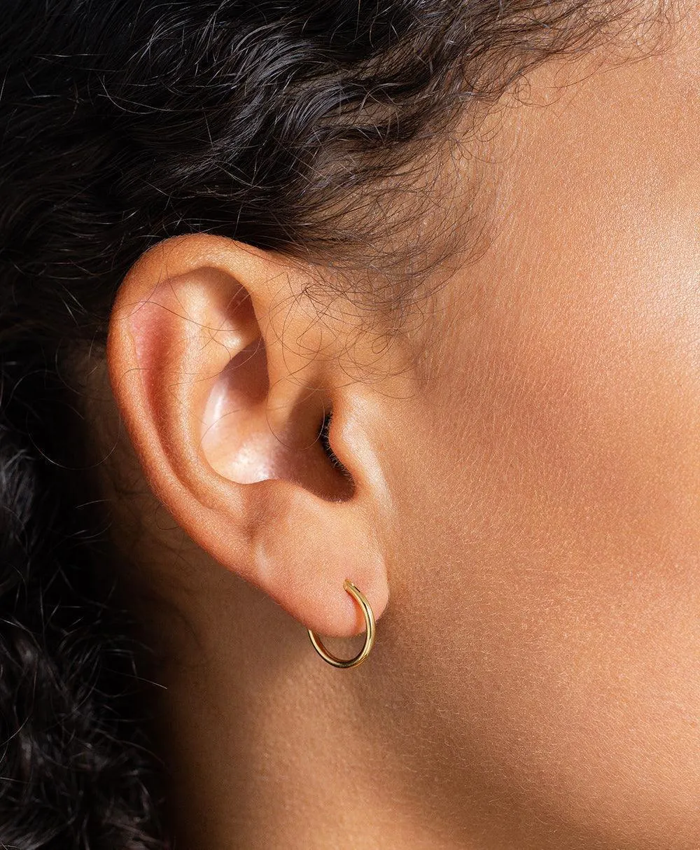Aya Mini Creole 18ct Gold Plated