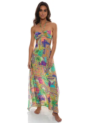 Bandeau Ring Cut Out Dress ::RET