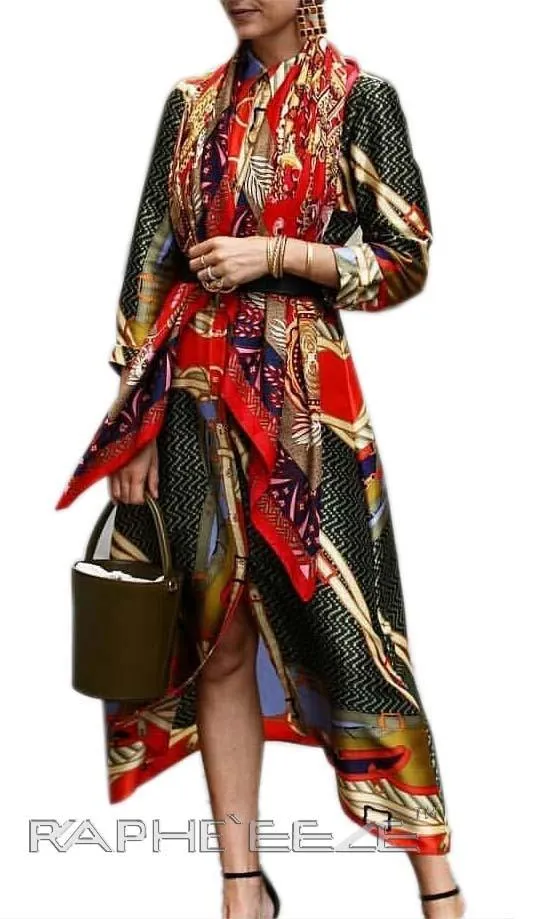 Beautiful Designed Multi Color Long Party Gown Maxi Style - 2 in one Combo package