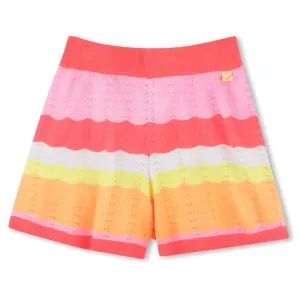 Billieblush Knit Striped Shorts