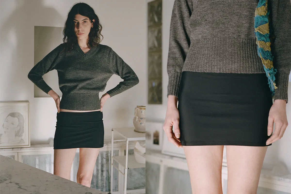 BISOU SKIRT, BLACK
