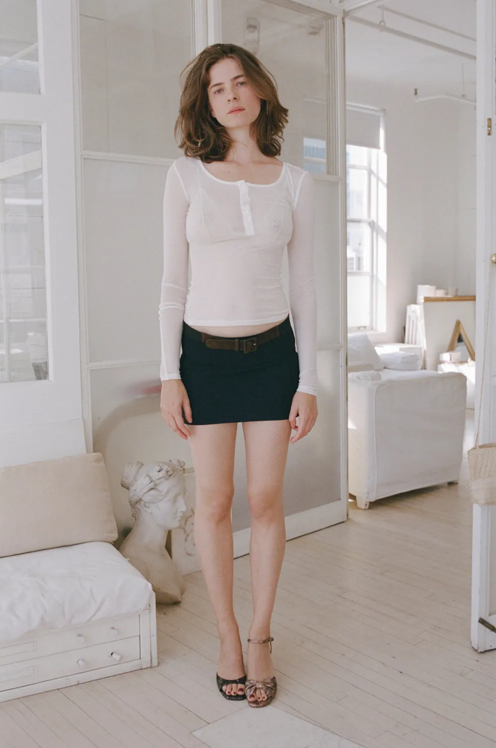 BISOU SKIRT, BLACK
