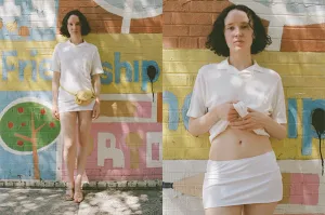 BISOU SKIRT, OPTIC WHITE