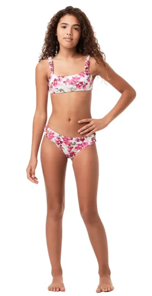 Bougainvillea Mini Scrunch Bikini