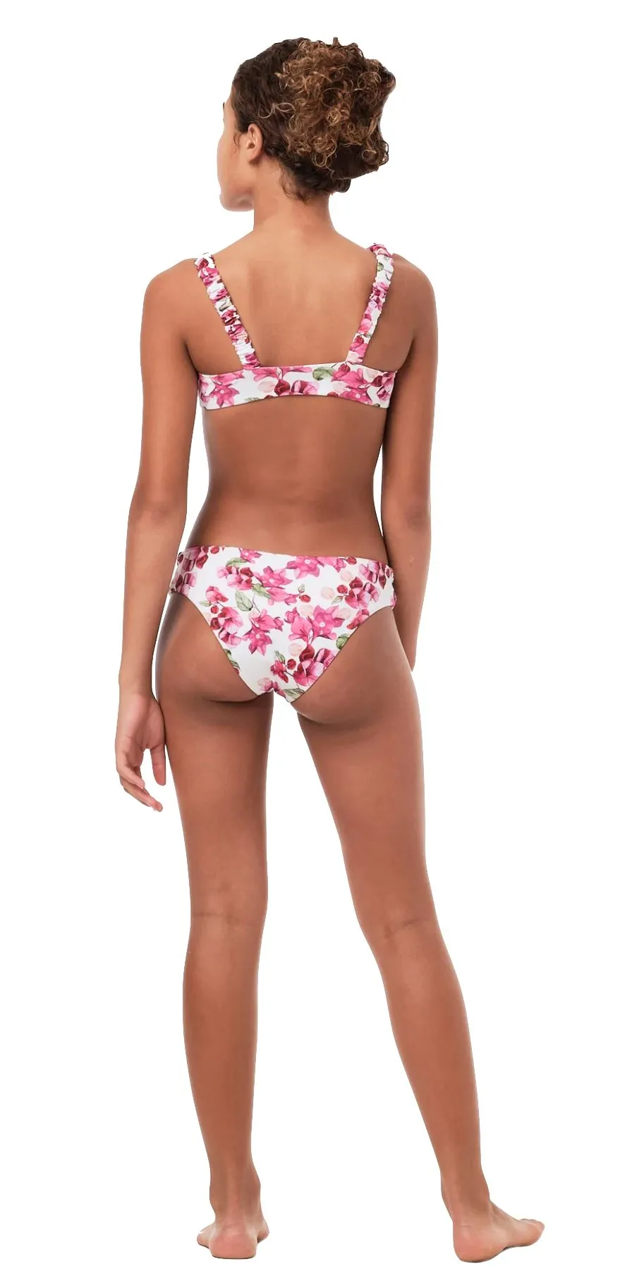 Bougainvillea Mini Scrunch Bikini