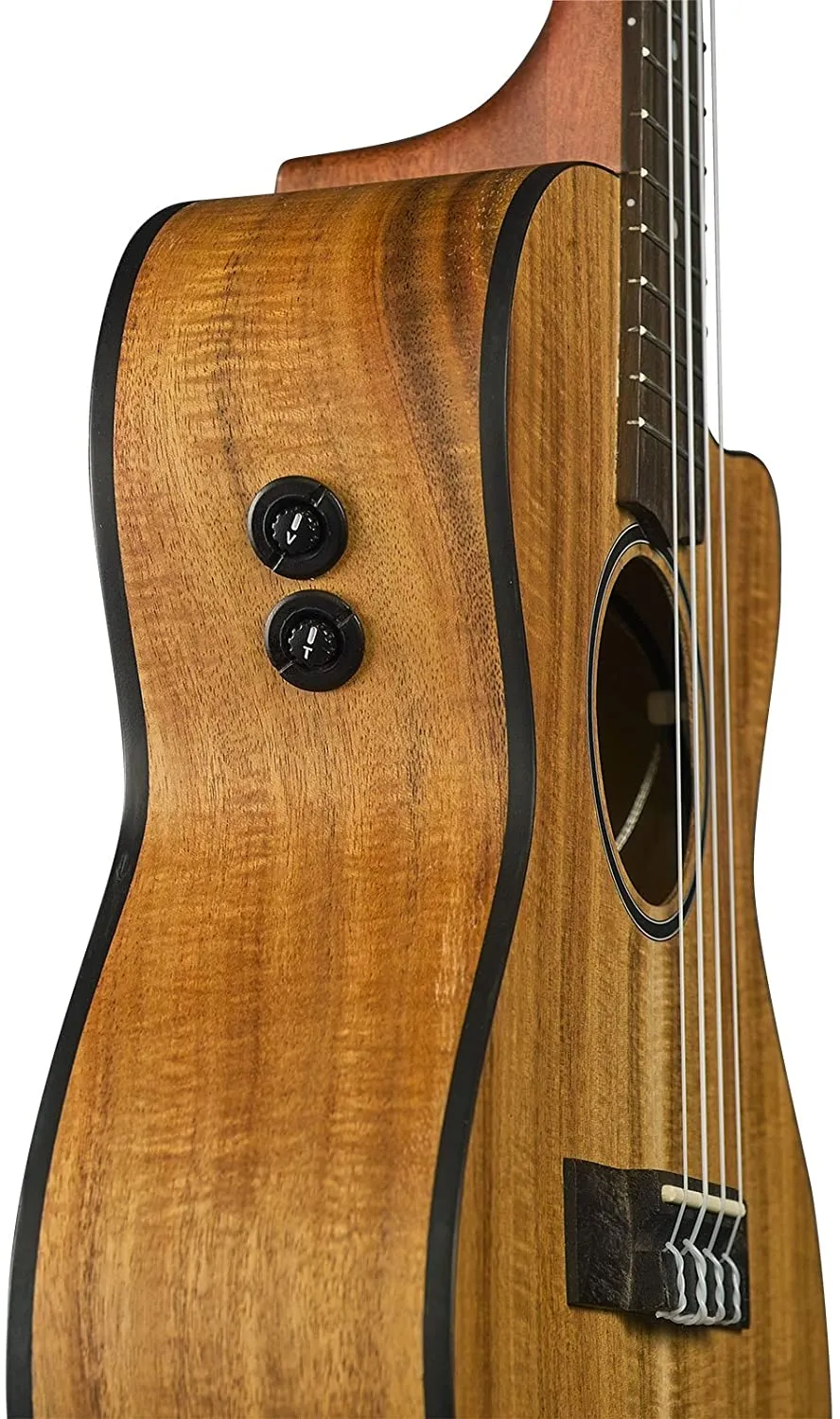 Brand new Diamond Head DU-350TCE Flamed Acacia Acoustic-Electric Cutaway Tenor Uke with Bag! Retails $270 