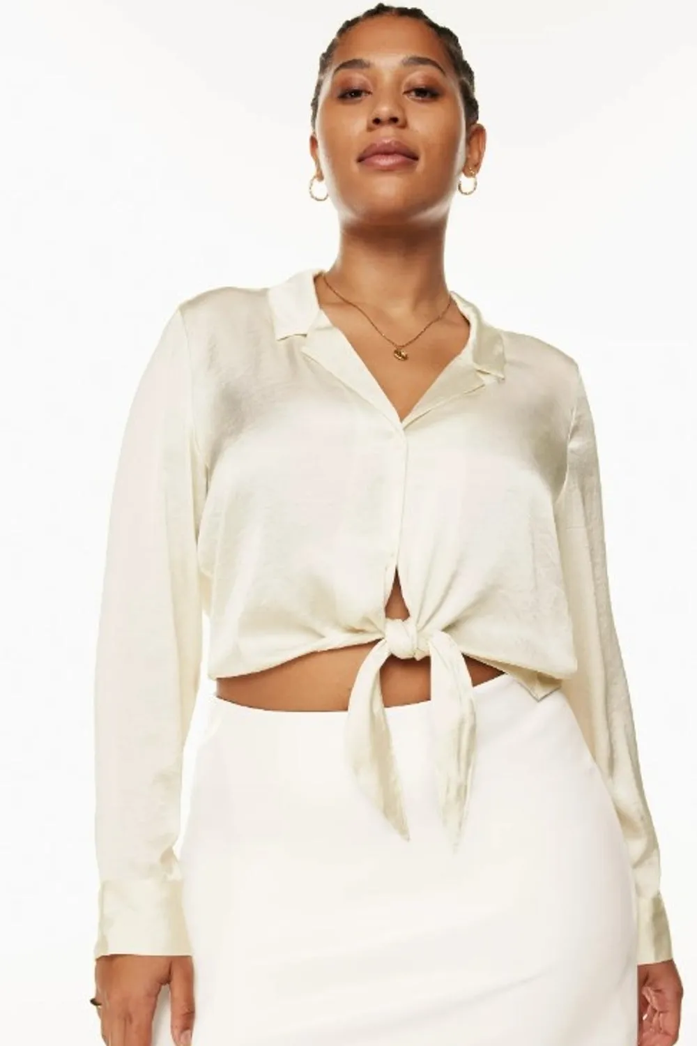 Bubbly Off White Top