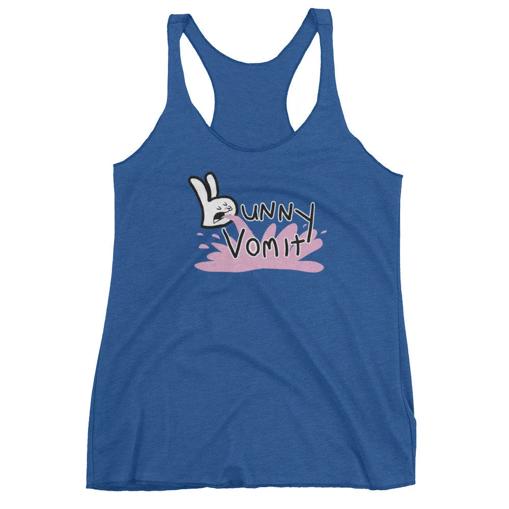 Bunny Vomit Logo Racerback Tank Top