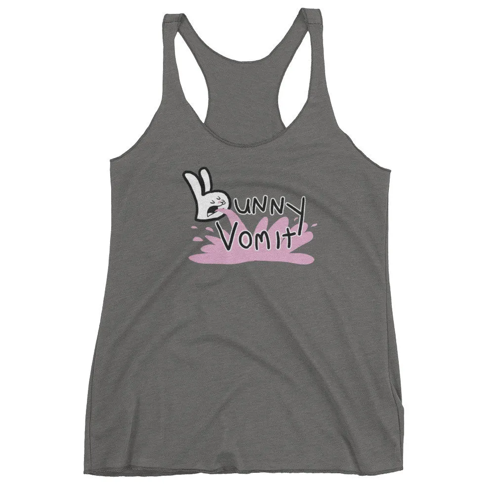 Bunny Vomit Logo Racerback Tank Top