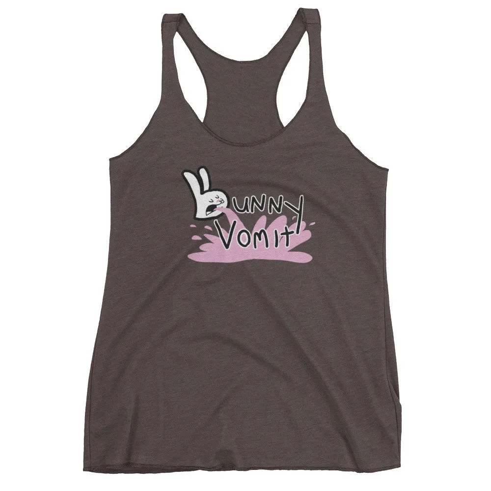 Bunny Vomit Logo Racerback Tank Top