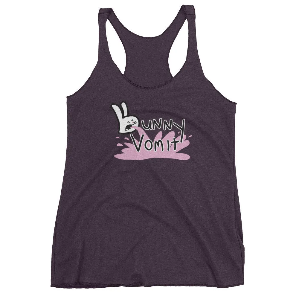 Bunny Vomit Logo Racerback Tank Top