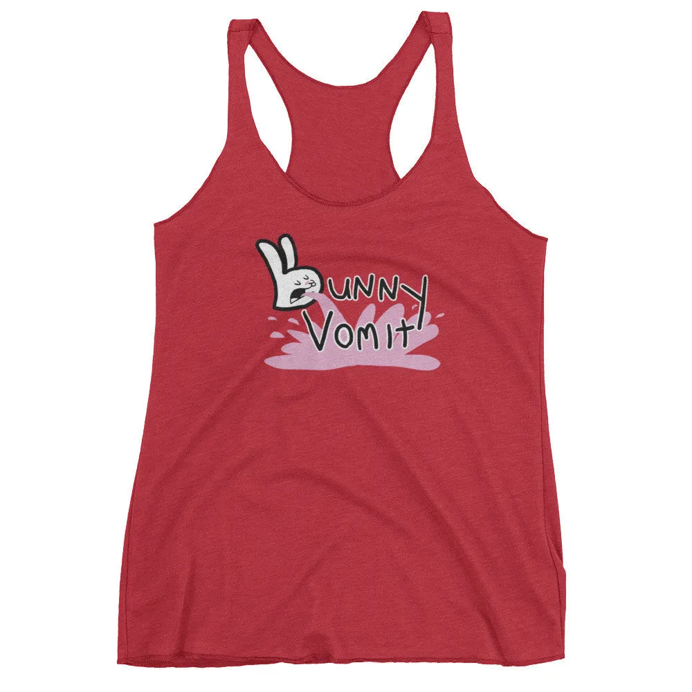 Bunny Vomit Logo Racerback Tank Top