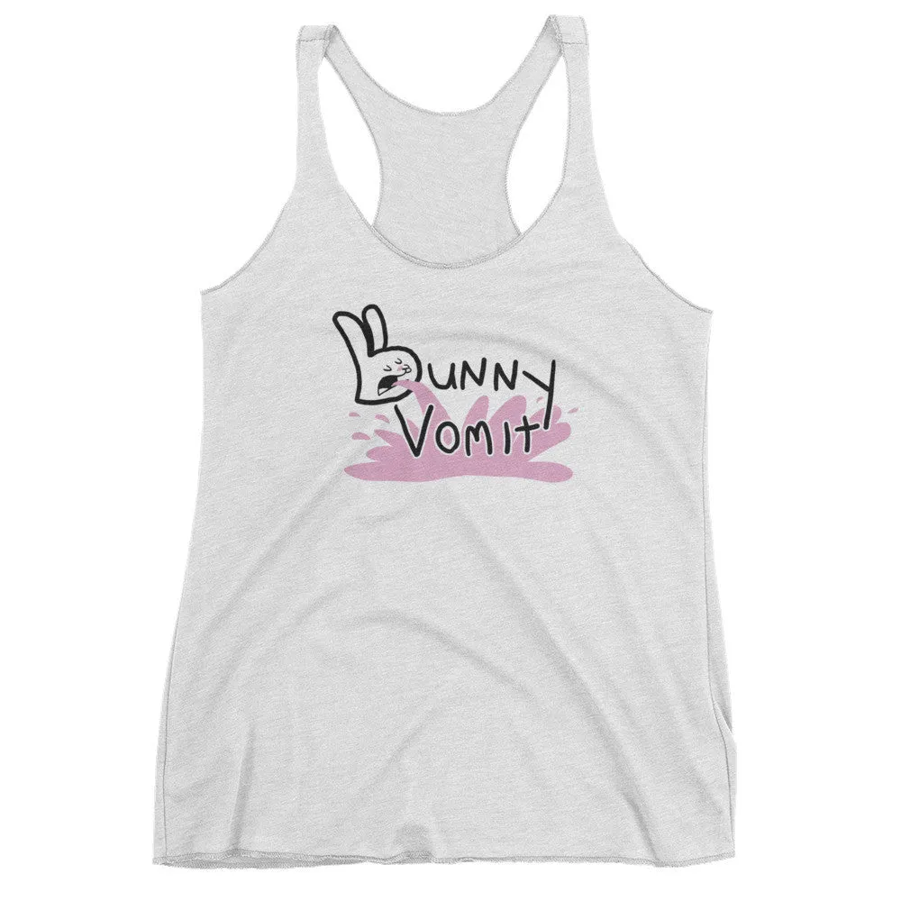 Bunny Vomit Logo Racerback Tank Top