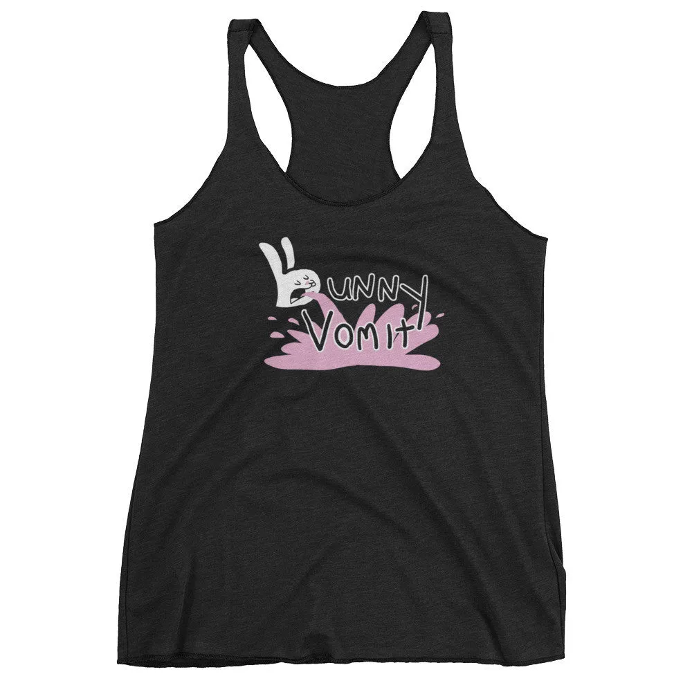 Bunny Vomit Logo Racerback Tank Top