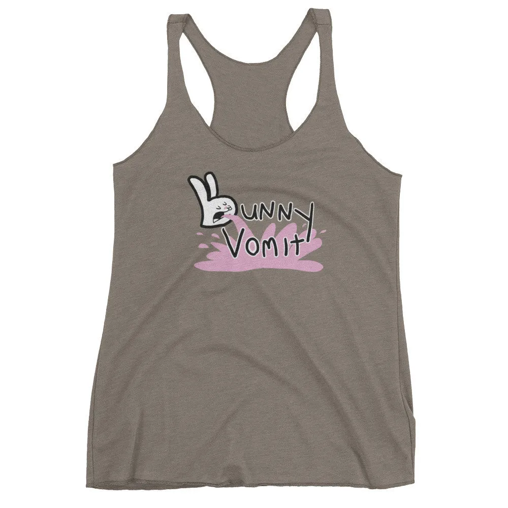 Bunny Vomit Logo Racerback Tank Top