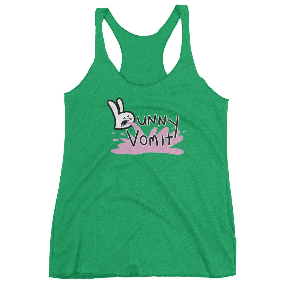 Bunny Vomit Logo Racerback Tank Top