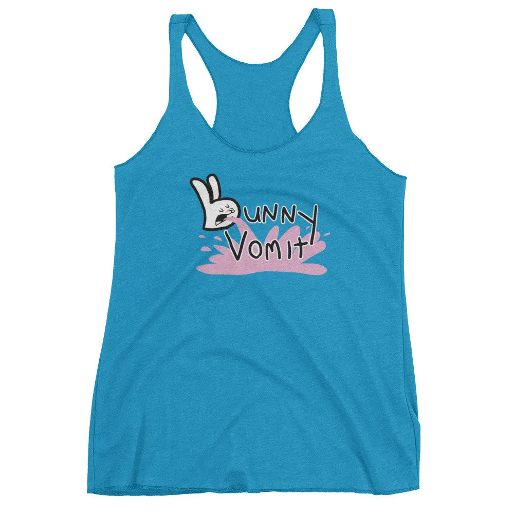 Bunny Vomit Logo Racerback Tank Top