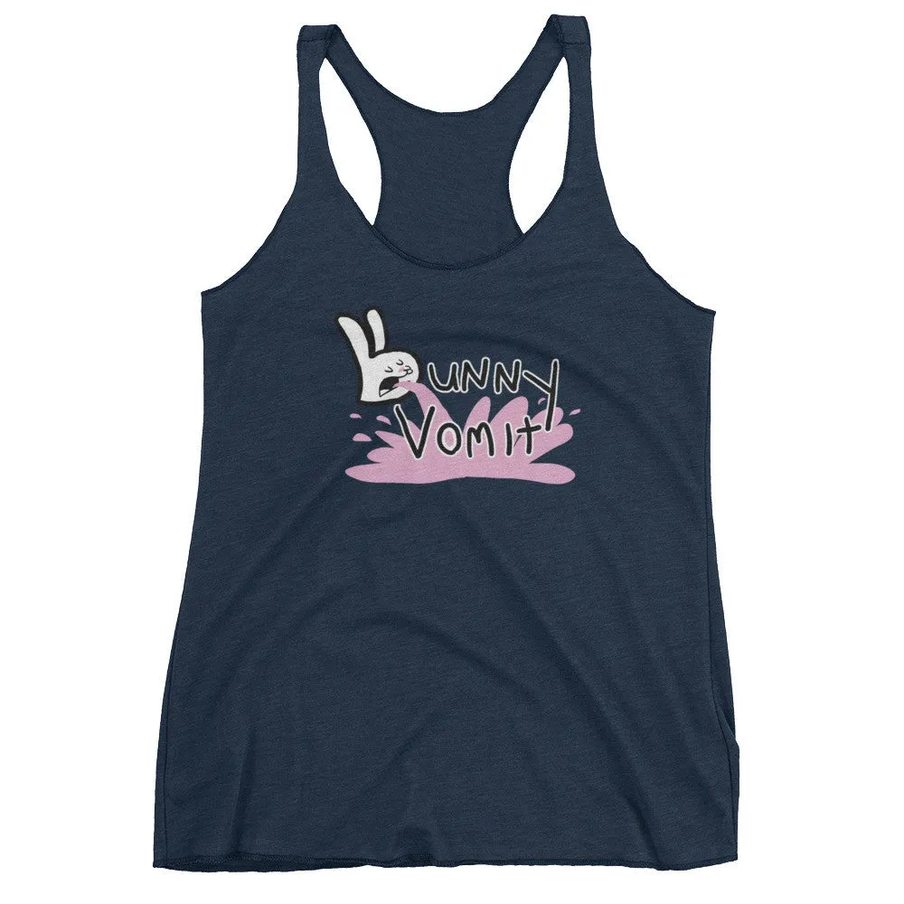Bunny Vomit Logo Racerback Tank Top