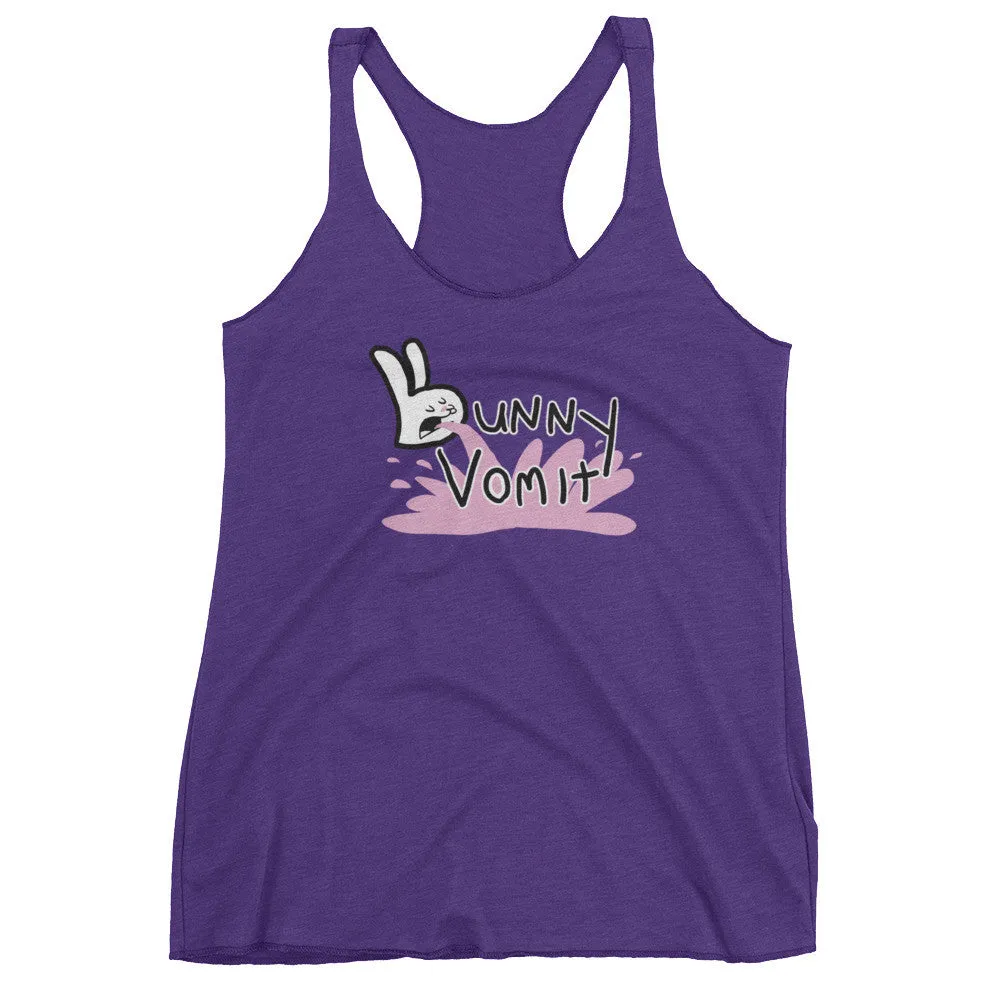 Bunny Vomit Logo Racerback Tank Top