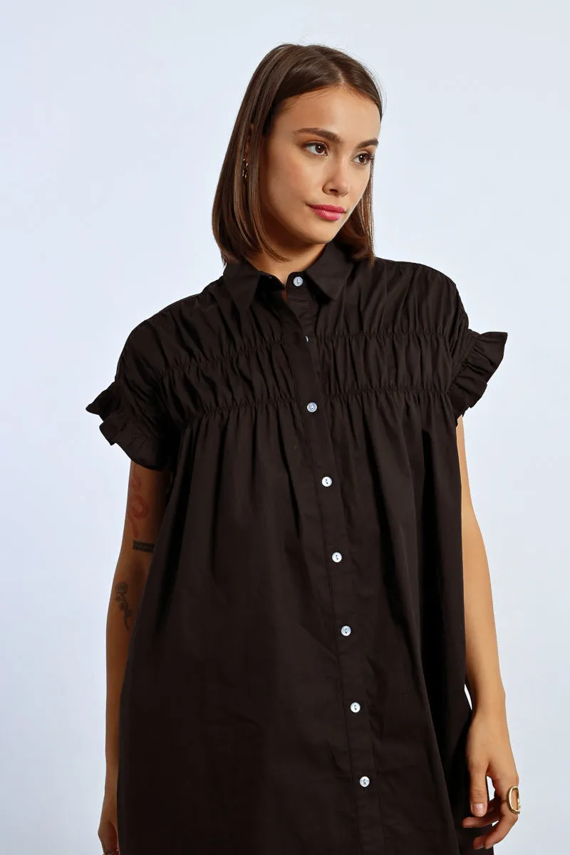 Button Front Dress