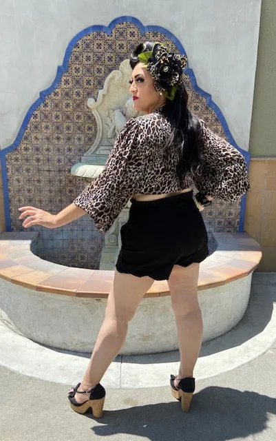 Camila Blouse -  Leopard
