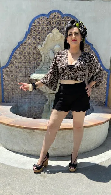 Camila Blouse -  Leopard
