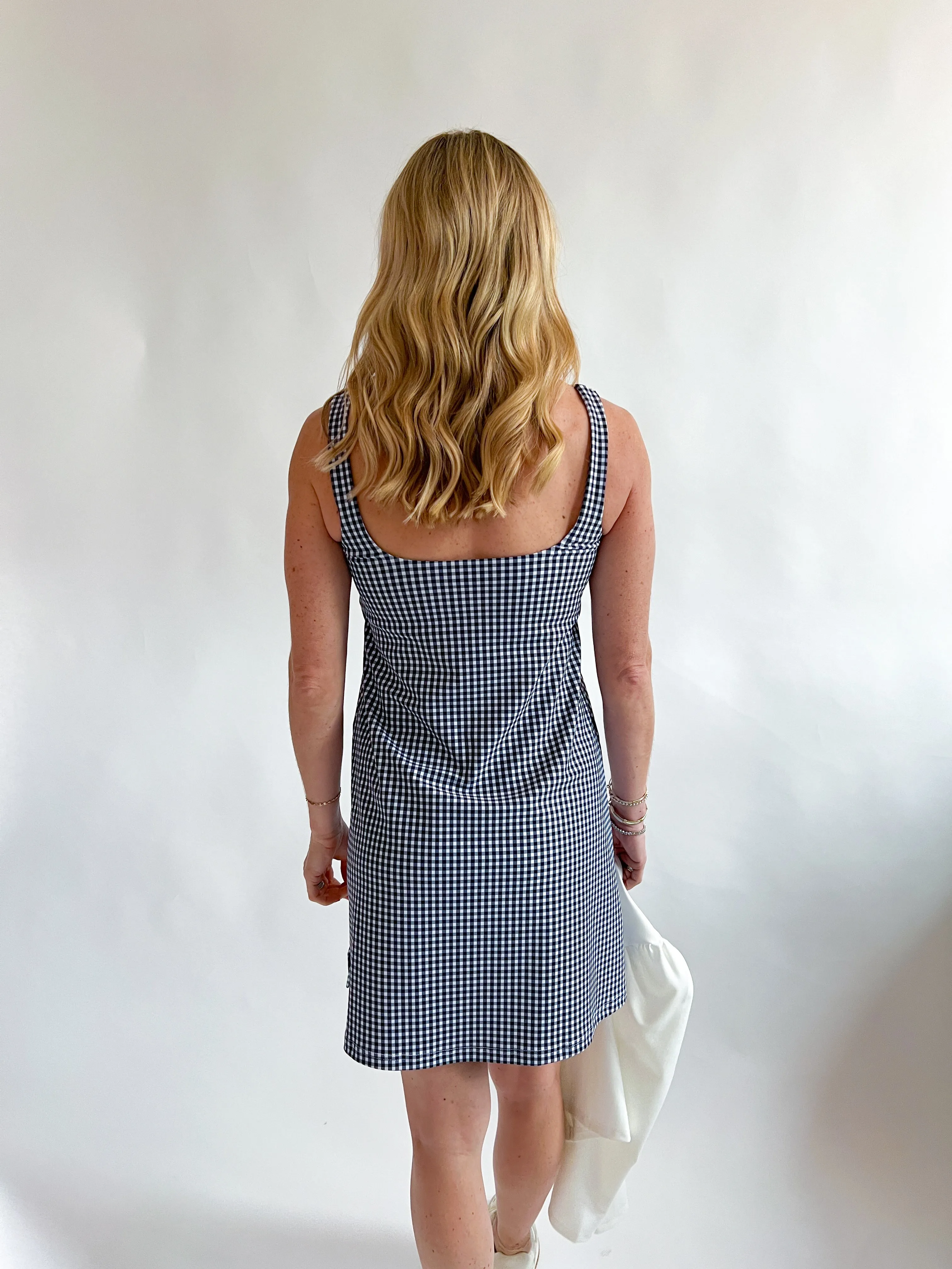 Carol Gingham Mini Dress