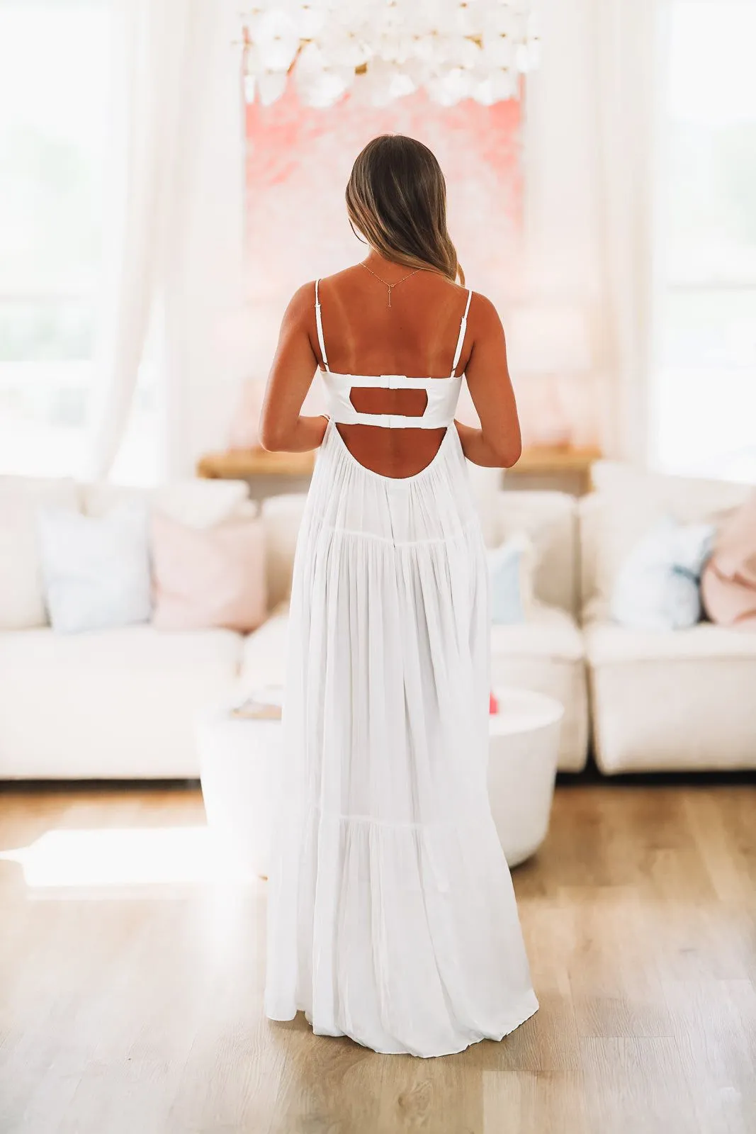 Caviar Dreams Maxi Dress - White