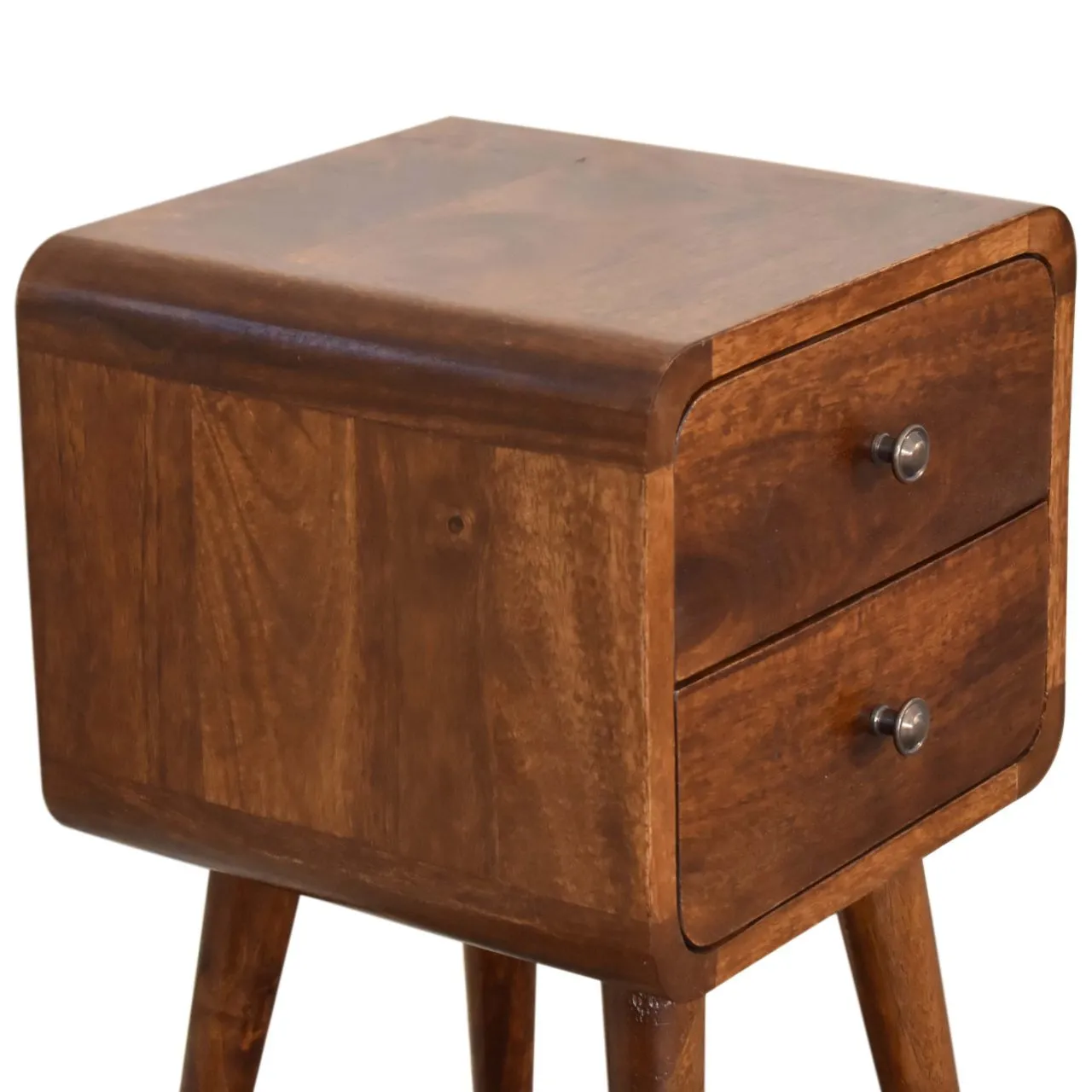 Century Chestnut Narrow Bedside Table