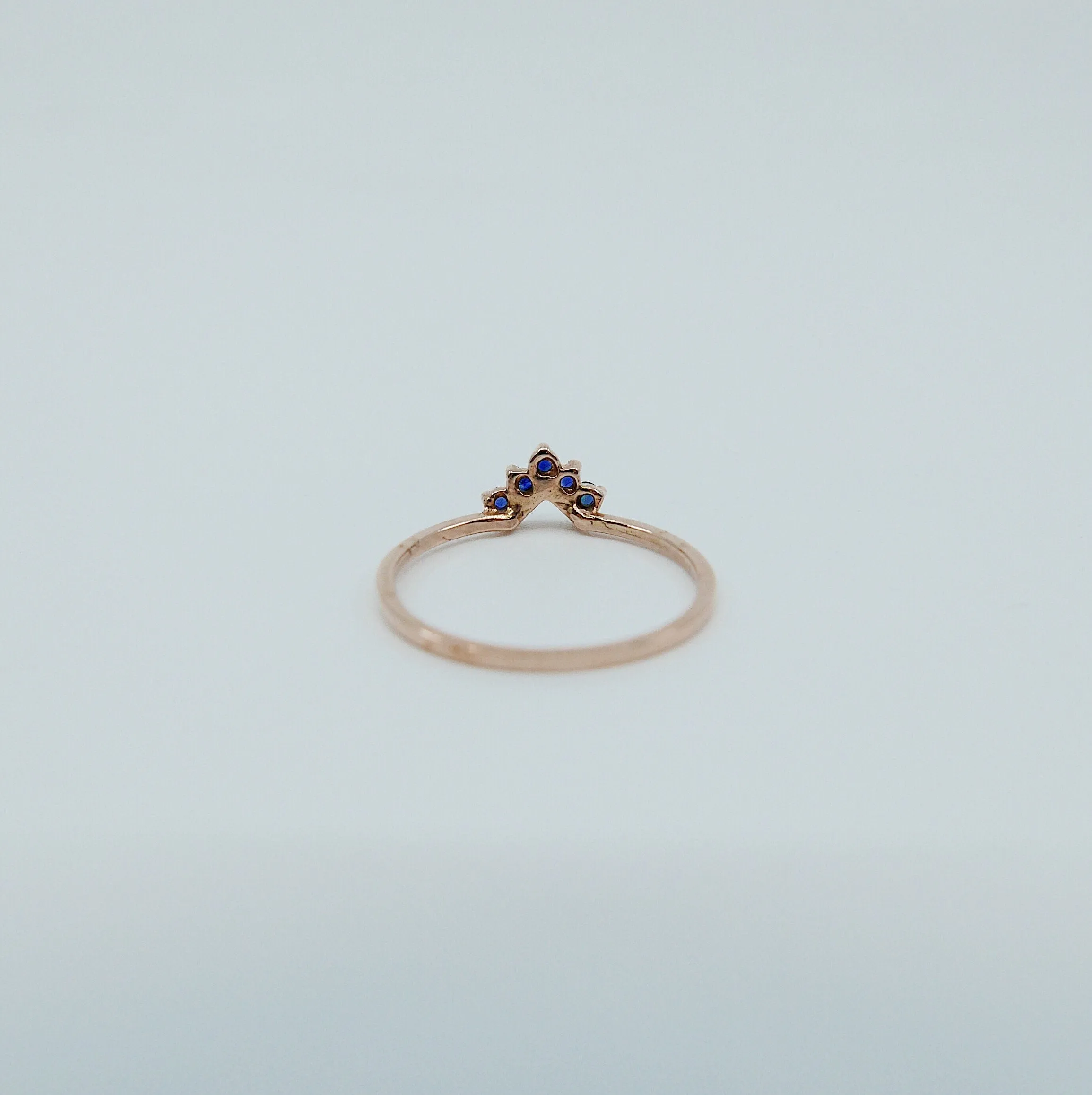 Chevron Sapphire Ring