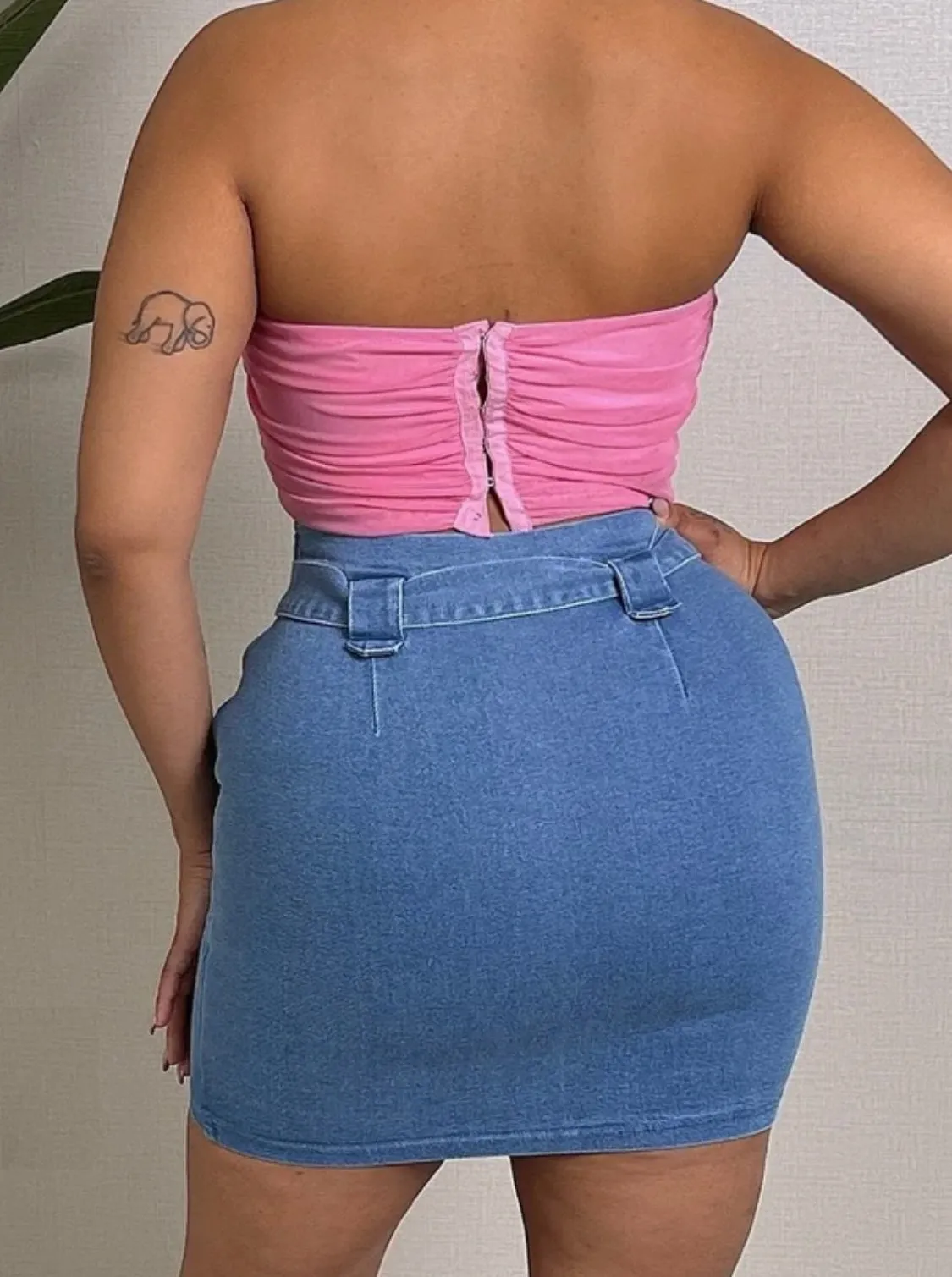 CLEARANCE! Mesh Corset Bustier Top