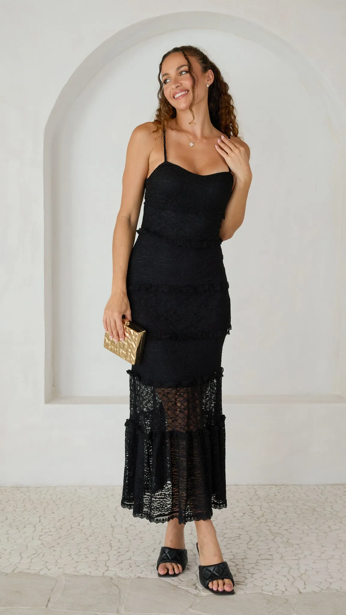 Coral Maxi Dress