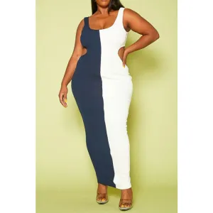 CURVY RIBBED MAXI