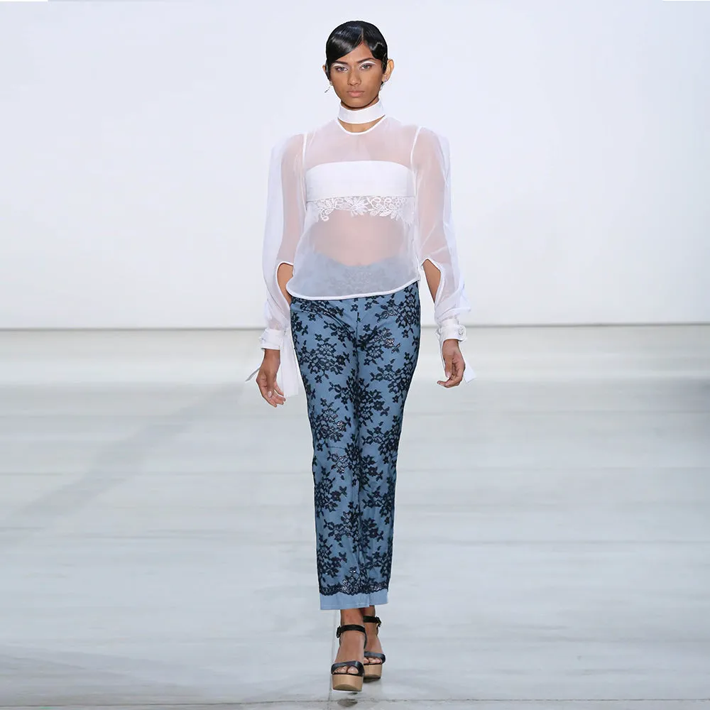 Cut Out Linen Top