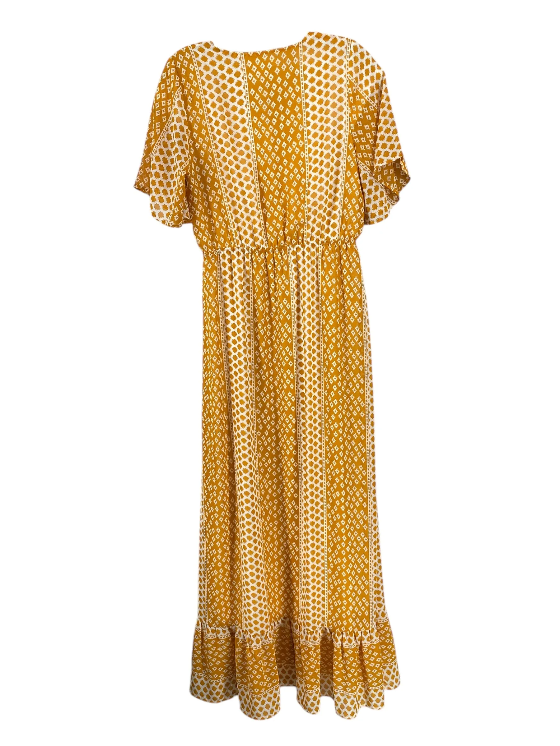 Dress Casual Maxi By Clothes Mentor In Yellow, Size: S