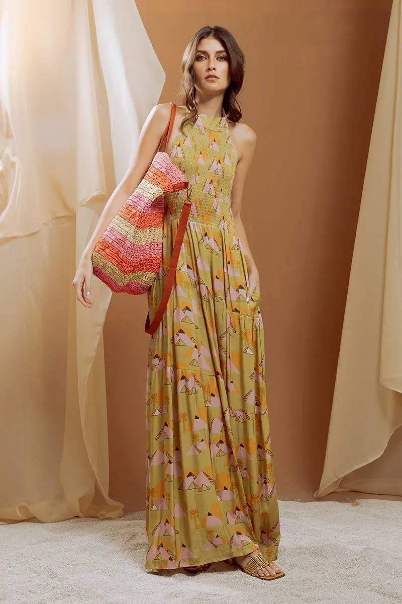 Elasticized Bodice Dress