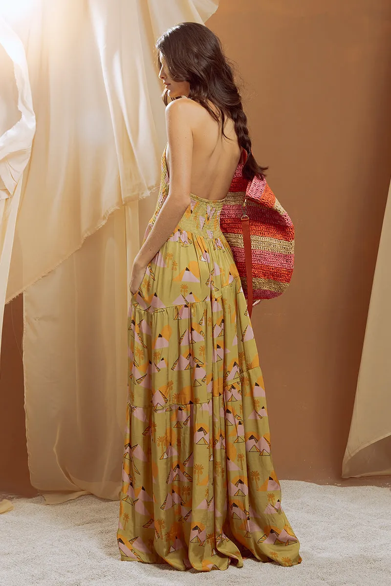 Elasticized Bodice Dress