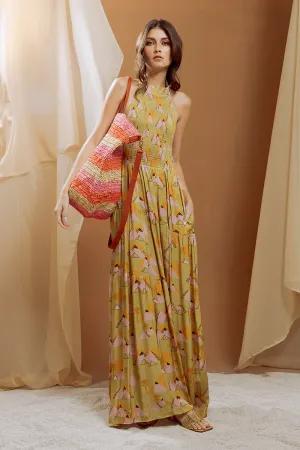 Elasticized Bodice Dress