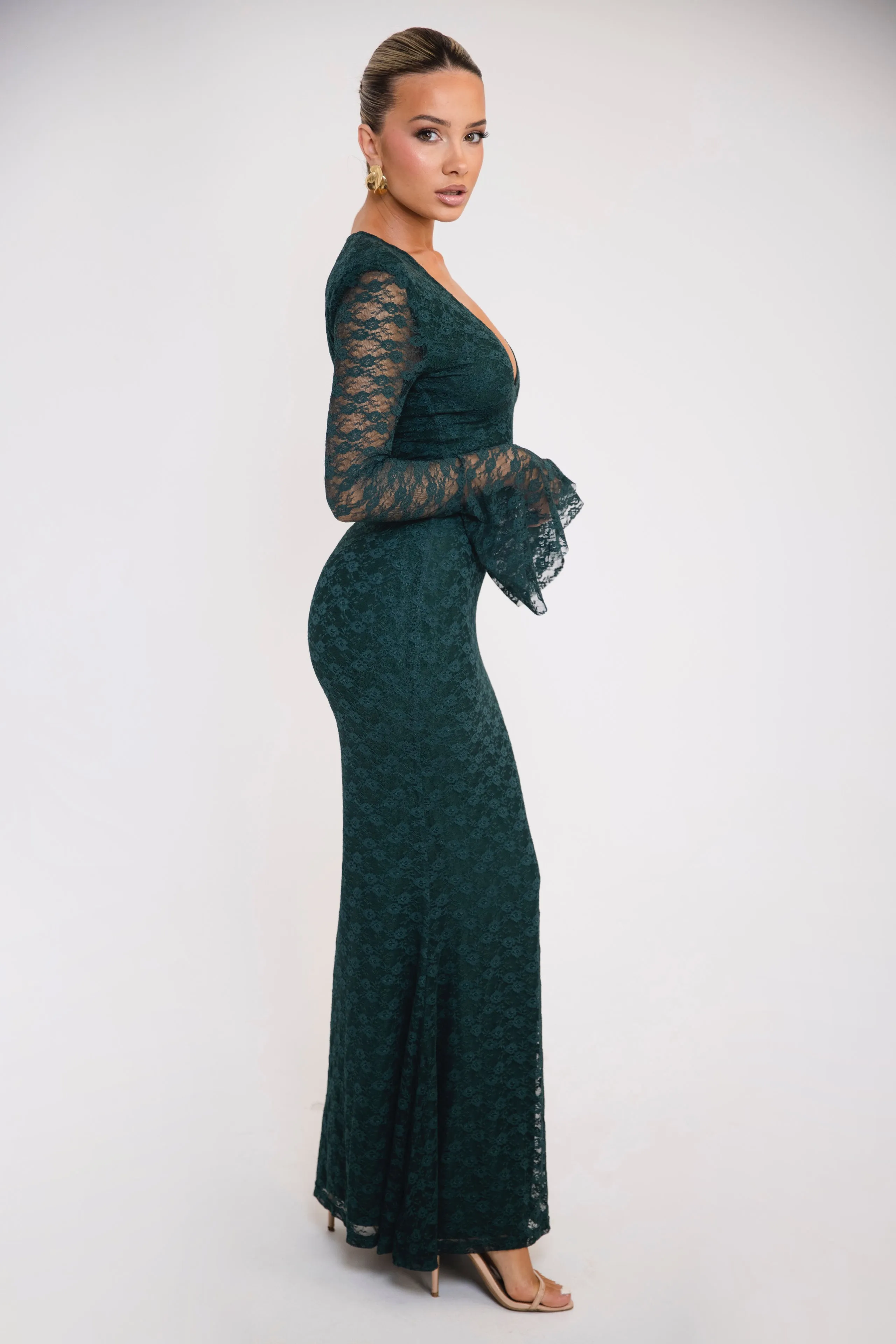 Emmelina Hunter Green Dress