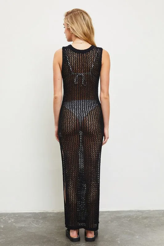 Fishnet Maxi Dress
