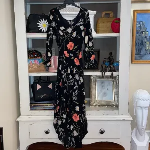 Flynn Skye Oakland? Floral Long Sleeve Maxi Dress SZ XS NWOT