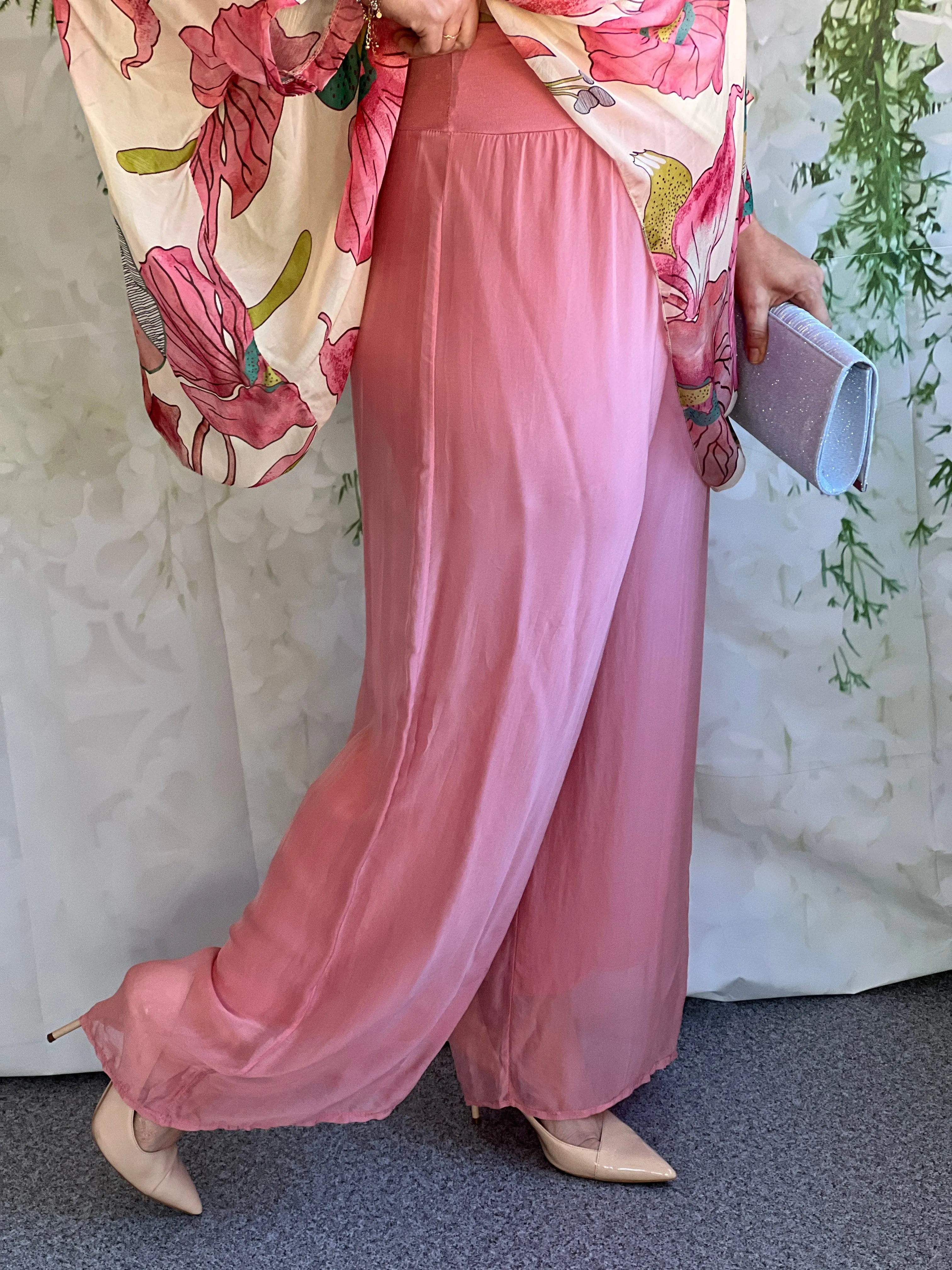 Fort Blush Silk Pants