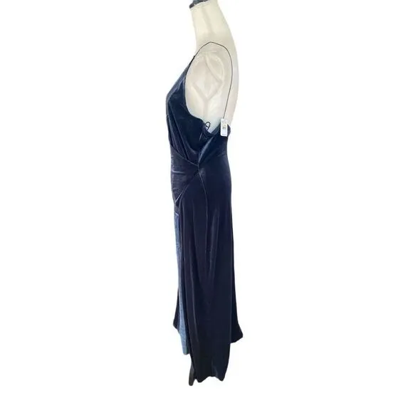 Free People Intimately Women Spliced Velvet Maxi Dress Jade size M