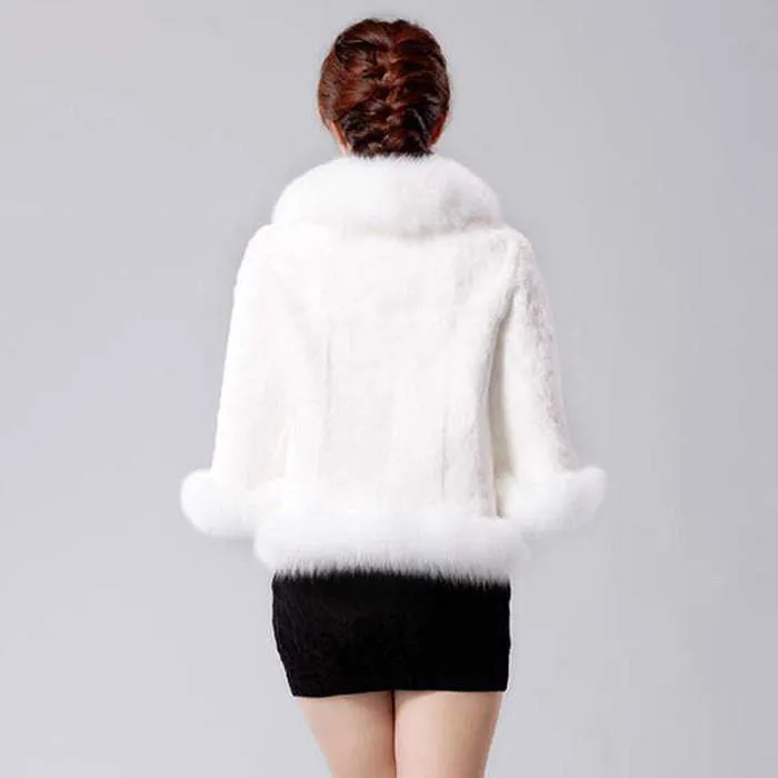 Fur Faux Cape Overcoat