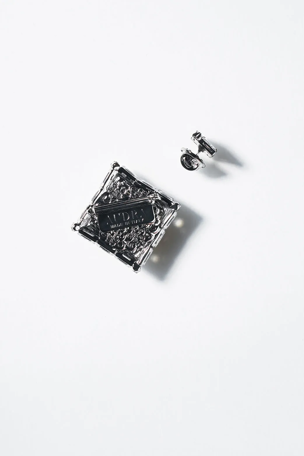 Geometric Crystal Baguette Pin Duo
