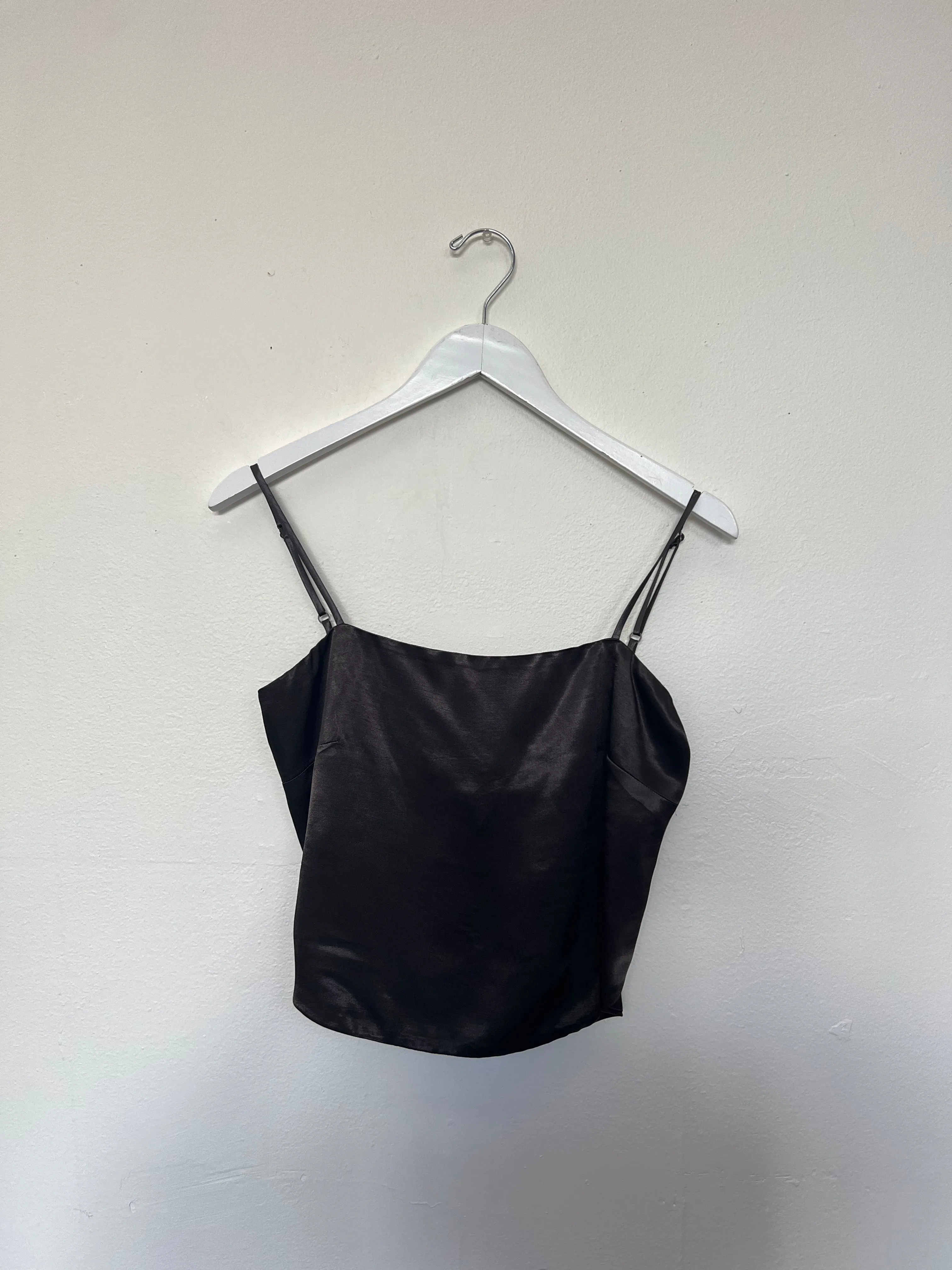Georgia Top in Vintage Satin - Espresso