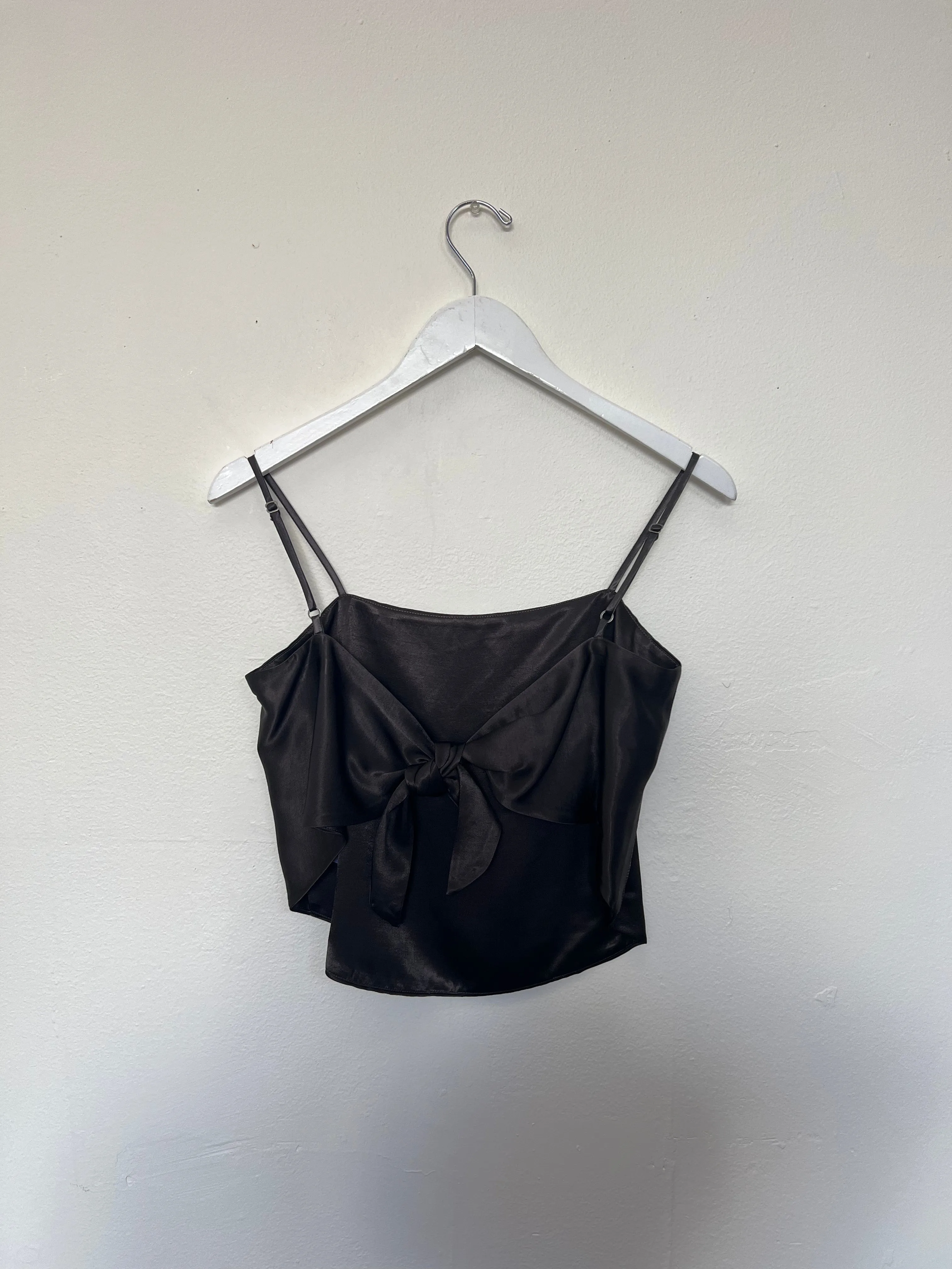 Georgia Top in Vintage Satin - Espresso