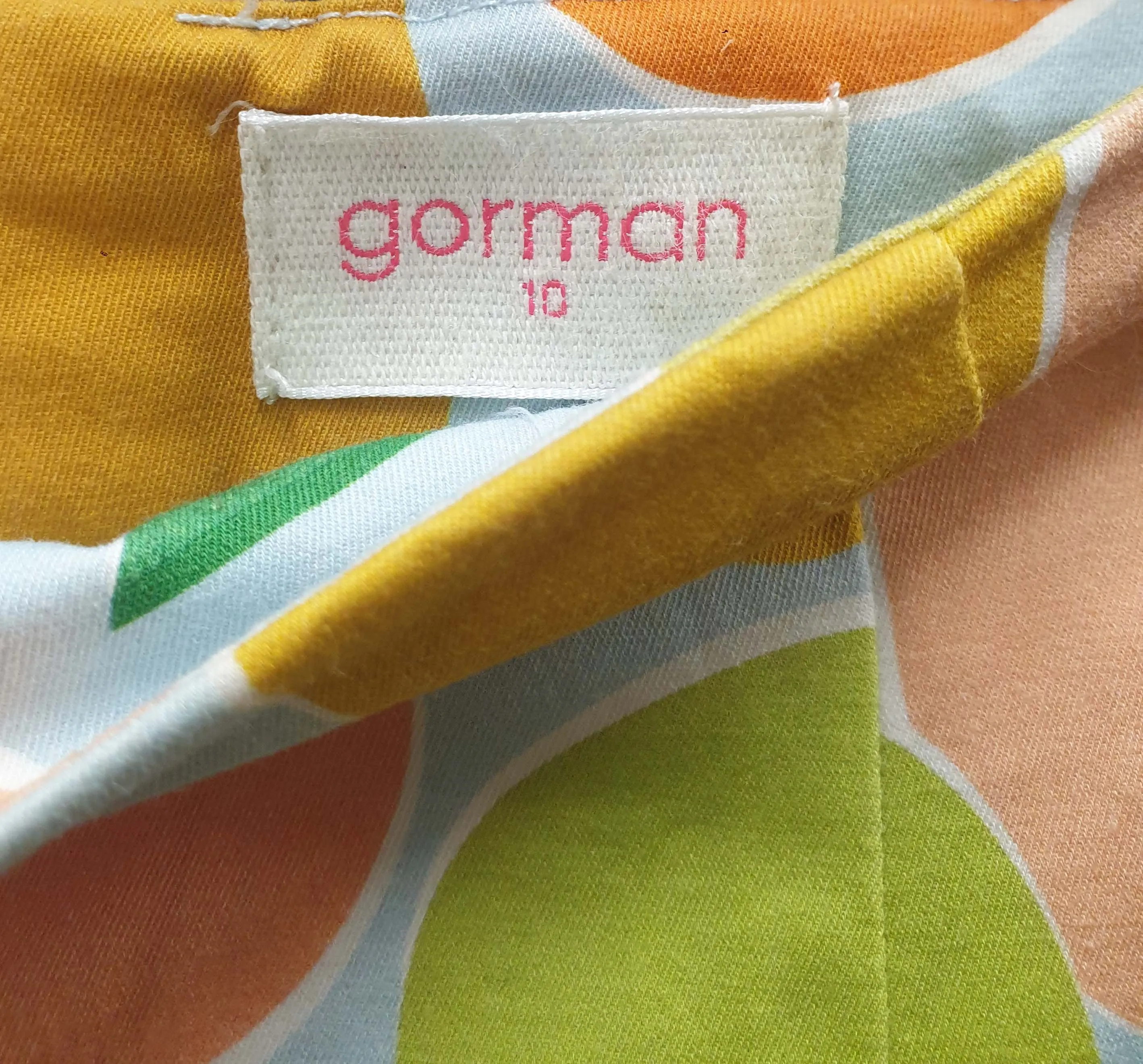 Gorman fruit print mini skirt size 10
