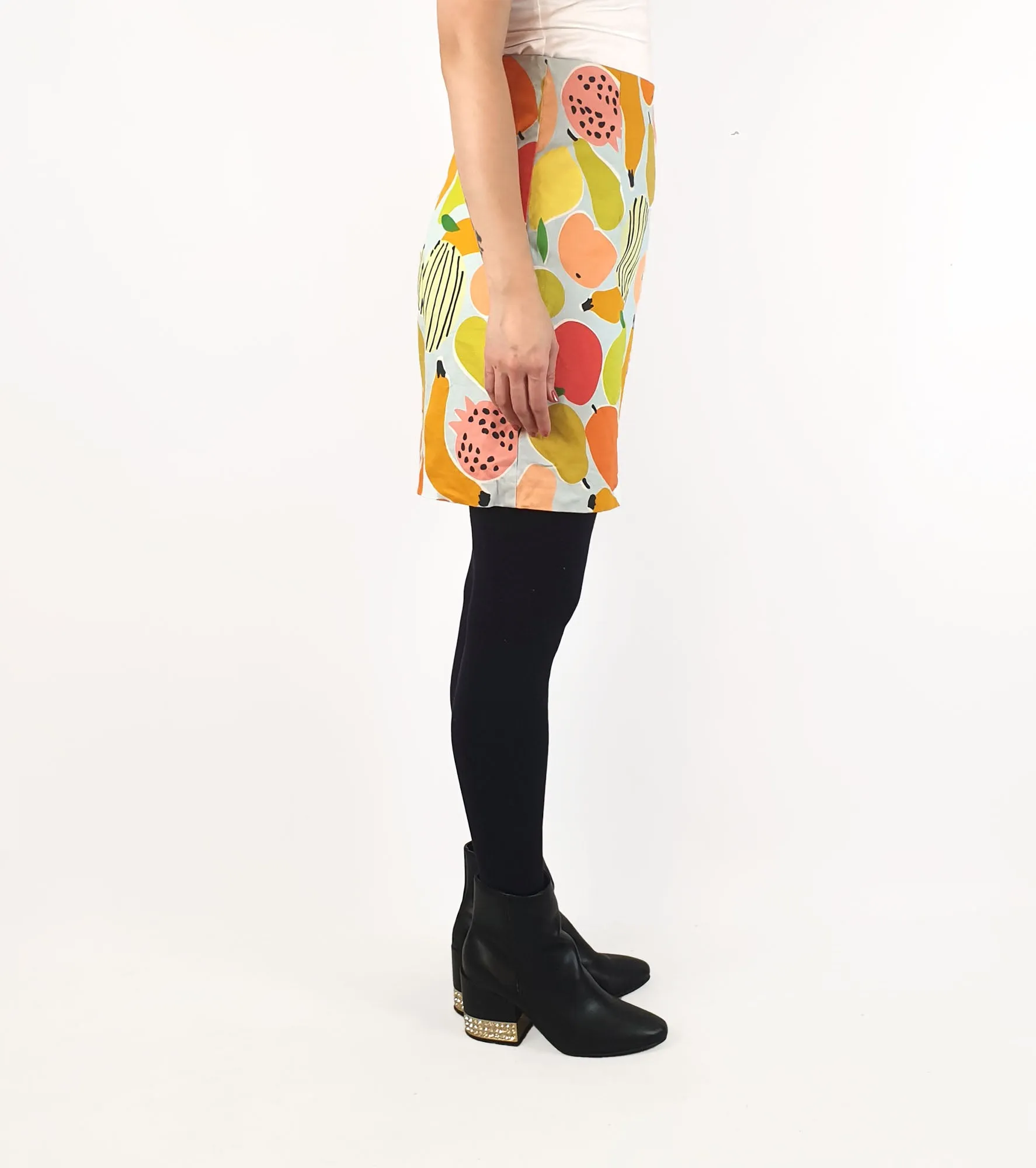 Gorman fruit print mini skirt size 10